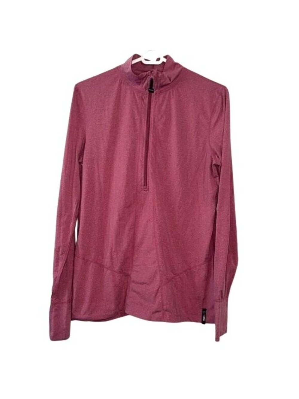 Nomis Womens XL Long Sleeve Maroon Zip-Up Pullover